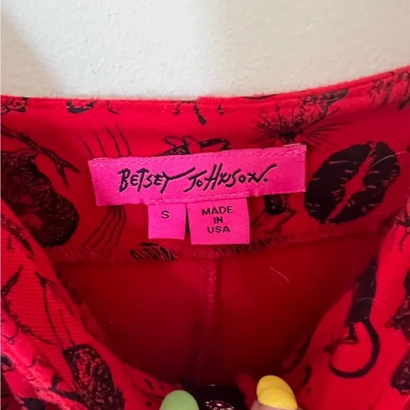 - bug print leggings and dress. Y2K Vintage Betsey Johnson - Picture 5 of 9